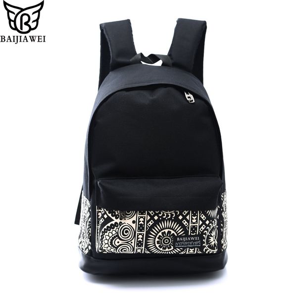 baijiawei printed design women canvas backpack casual school bags for teenage girls female travel lapbackpacks
baijiawei printed design women canvas backpack casual school bags for teenage girls female travel lapbackpacks