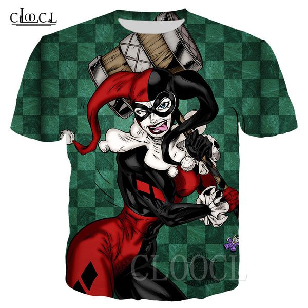 2020 Summer Animes Harley Quinn Funny T-shirts Men Women T Shirt 3D Print Sexy Clown Cartoon Short Sleeve Couples Tee Tops
2020 Summer Animes Harley Quinn Funny T-shirts Men Women T Shirt 3D Print Sexy Clown Cartoon Short Sleeve Couples Tee Tops