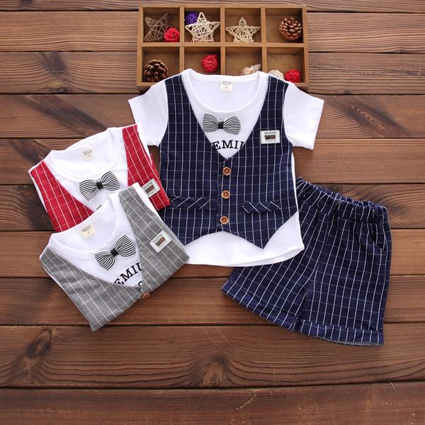 summer children boys cotton clothes kids gentleman t-shirt shorts 2pcs/sets toddler fashion clothing infant tracksuits t200607, White
summer children boys cotton clothes kids gentleman t-shirt shorts 2pcs/sets toddler fashion clothing infant tracksuits t200607, White