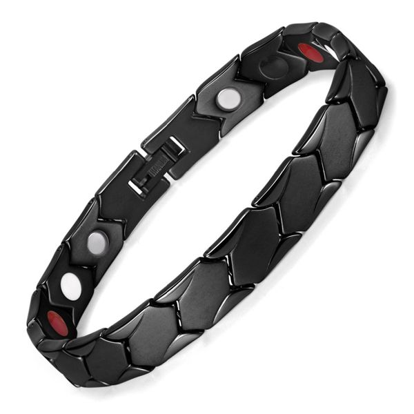 new titanium health bracelets care elements bracelet fashion bangle for men magnetic black plated
new titanium health bracelets care elements bracelet fashion bangle for men magnetic black plated