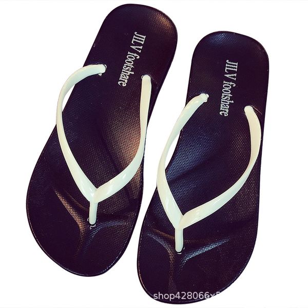 fashionable and simple women's summer flip-flops flat flat non-slip slippers outdoor beach shoes 4 colors size 36-40, Black
fashionable and simple women's summer flip-flops flat flat non-slip slippers outdoor beach shoes 4 colors size 36-40, Black