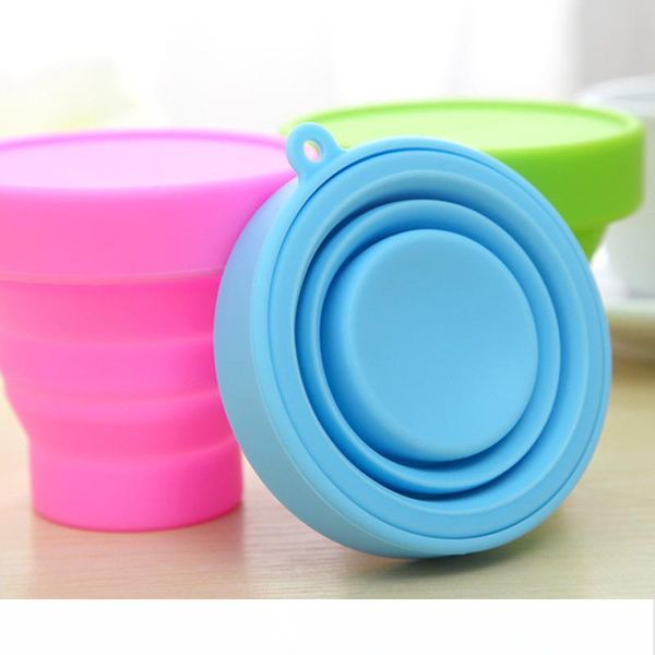 2018 creative silicone folding cup 170ml collapsible water bottles multi color outdoor camping travel drinkware foldable cups
2018 creative silicone folding cup 170ml collapsible water bottles multi color outdoor camping travel drinkware foldable cups