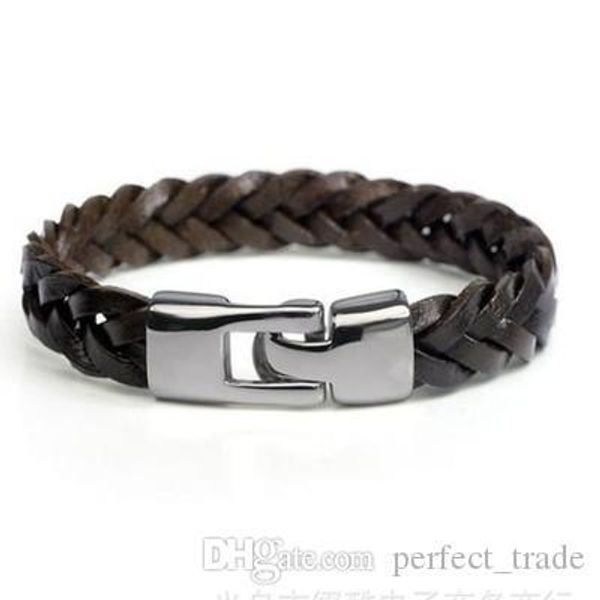 fashion designer bracelet retro mens bracelet vintage hand knitted leather bracelets business style jewelry classic sale, Golden;silver
fashion designer bracelet retro mens bracelet vintage hand knitted leather bracelets business style jewelry classic sale, Golden;silver