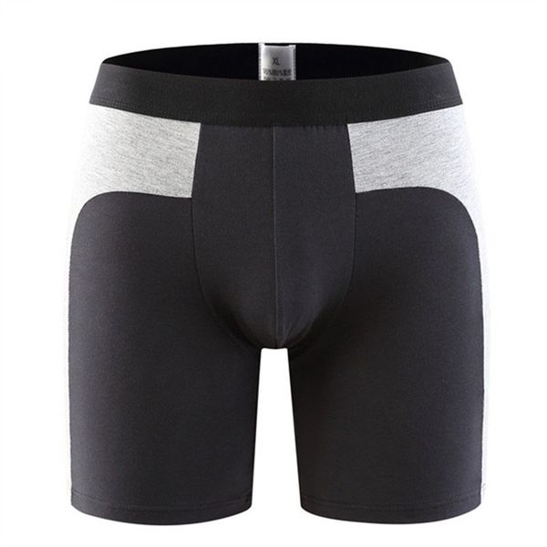 men underwear cotton wear-resistant leg boxers shorts u convex pouch long leg panties male underpants, Black;white
men underwear cotton wear-resistant leg boxers shorts u convex pouch long leg panties male underpants, Black;white