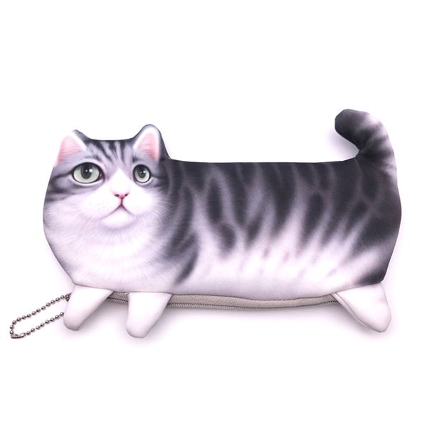 new kawaii novelty simulation cartoon cat pencil case soft cloth school supplies stationery pen bag gift for girl boy student
new kawaii novelty simulation cartoon cat pencil case soft cloth school supplies stationery pen bag gift for girl boy student