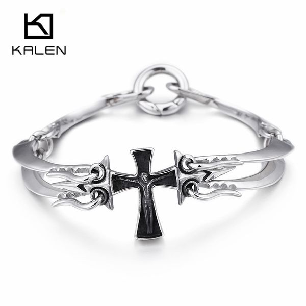21cm stainless steel cross jesus charm bracelet for men religious crucifix christain prayer bracelet & bangle jewelry, Golden;silver
21cm stainless steel cross jesus charm bracelet for men religious crucifix christain prayer bracelet & bangle jewelry, Golden;silver