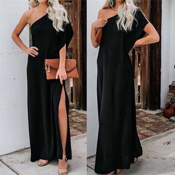 women solid elegant bodycon casual dress office lady sheath midi work dress long sleeve slant shoulder spring, Black;gray
women solid elegant bodycon casual dress office lady sheath midi work dress long sleeve slant shoulder spring, Black;gray