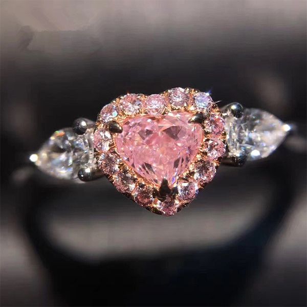 choucong lovers heart ring pink 5a zircon crystal 925 sterling silver engagement wedding band rings for women fashion jewelry, Slivery;golden
choucong lovers heart ring pink 5a zircon crystal 925 sterling silver engagement wedding band rings for women fashion jewelry, Slivery;golden