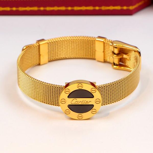 Titanium 13 cartier round letter belt buckle bracelet fa hion titanium teel 18k ro e gold trap bracelet no box k54, Golden;silver
Titanium 13 cartier round letter belt buckle bracelet fa hion titanium teel 18k ro e gold trap bracelet no box k54, Golden;silver