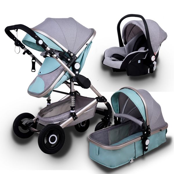 high landscape stroller baby newborn luxury carriage 3 in 1 portable travel fold pram aluminum frame car seat eu
high landscape stroller baby newborn luxury carriage 3 in 1 portable travel fold pram aluminum frame car seat eu