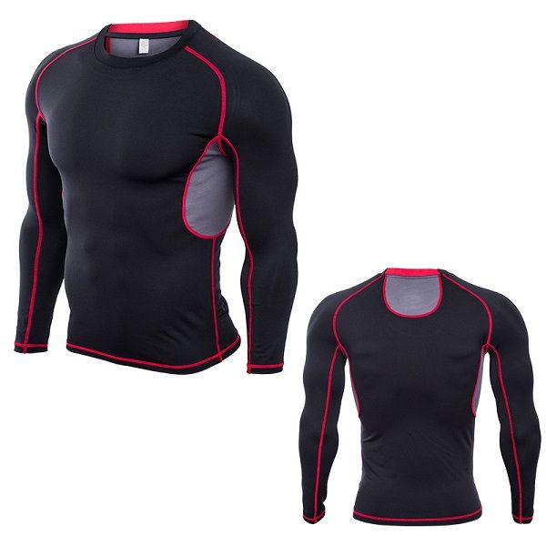running shirts dry fit mens gym clothing scoop neck long sleeves ueda bed building suiit polyester apparel, Black;blue
running shirts dry fit mens gym clothing scoop neck long sleeves ueda bed building suiit polyester apparel, Black;blue