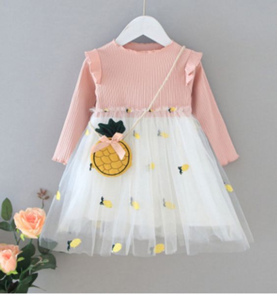 2 colors autumn infant baby girls dress+bags 2pcs lace patchwork long sleeve tutu dress+shoulder bags outfit 2-6y, Red;yellow
2 colors autumn infant baby girls dress+bags 2pcs lace patchwork long sleeve tutu dress+shoulder bags outfit 2-6y, Red;yellow
