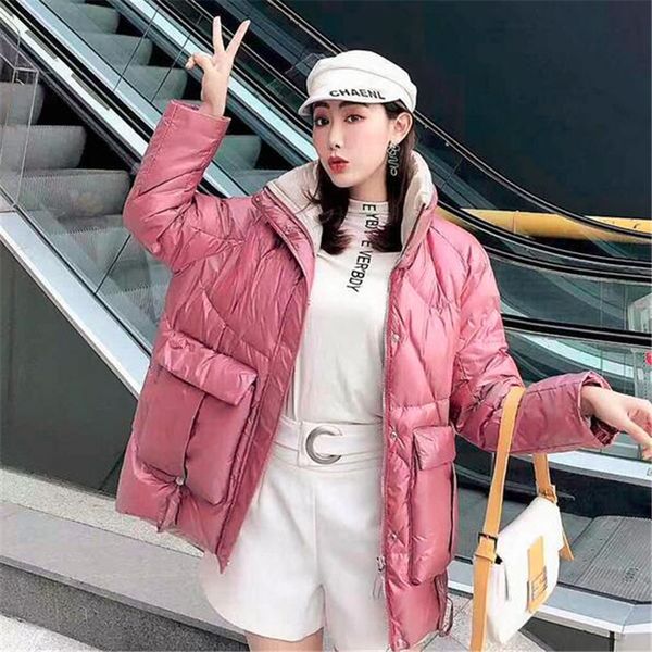 jacket new winter duck for women fashion glossy down coat ultra light short outerwear, Black
jacket new winter duck for women fashion glossy down coat ultra light short outerwear, Black