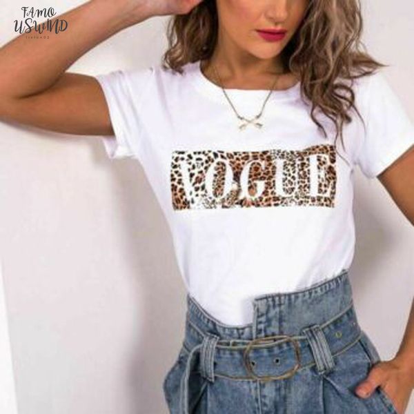 leopard printed t shirt women o neck short sleeve tee shirt summer ladies vogue letter solid print t shirt, White
leopard printed t shirt women o neck short sleeve tee shirt summer ladies vogue letter solid print t shirt, White
