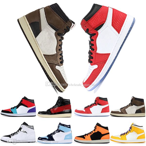 New 1 High OG Travis Scotts Basketball shoes Spiderman Chicago UNC 1s top 3 Mens shattered Backboard Sport Designer Sneakers Trainers
New 1 High OG Travis Scotts Basketball shoes Spiderman Chicago UNC 1s top 3 Mens shattered Backboard Sport Designer Sneakers Trainers