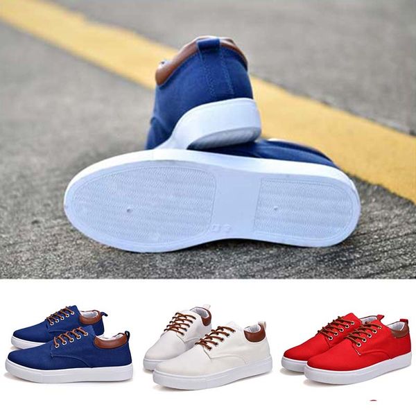 non brand flat canvas shoes fashion women mens black triple casual shoes blue red sneaker size 39-46, White;red
non brand flat canvas shoes fashion women mens black triple casual shoes blue red sneaker size 39-46, White;red