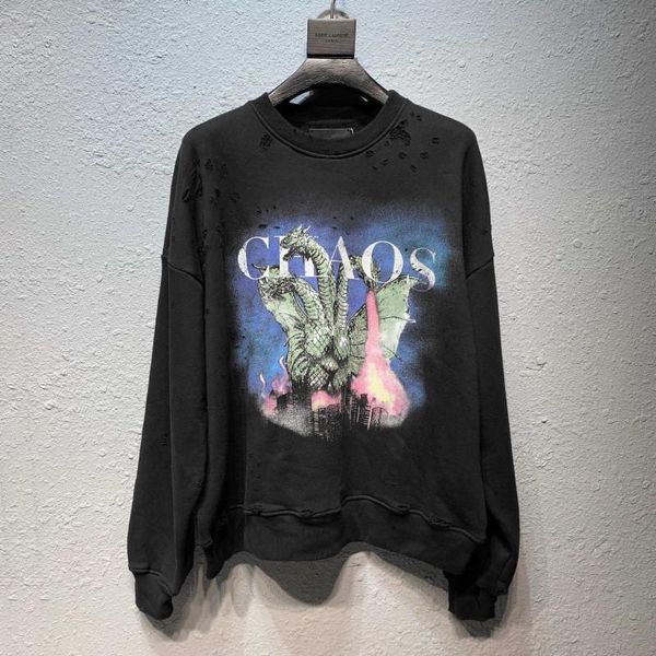 mens конструктора толстовки зла дракон hole печать женщина hoodie high street fashion brand сыпучей толстовка шея экипаж пуловер свитер, Black
mens конструктора толстовки зла дракон hole печать женщина hoodie high street fashion brand сыпучей толстовка шея экипаж пуловер свитер, Black