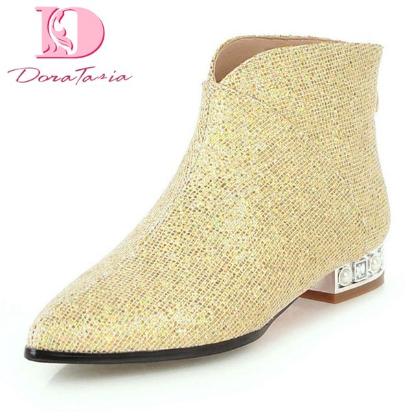 doratasia 2018 large size 32-43 sequin women boots woman shoes add fur female booties shoes woman ankle boots, Black
doratasia 2018 large size 32-43 sequin women boots woman shoes add fur female booties shoes woman ankle boots, Black