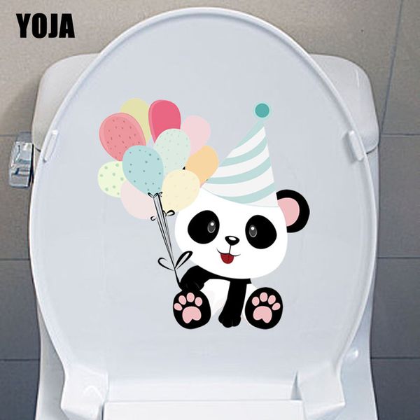 yoja 19.5x21.2cm lovely panda with balloon children room home decor toilet decal wall sticker t3-1107
yoja 19.5x21.2cm lovely panda with balloon children room home decor toilet decal wall sticker t3-1107