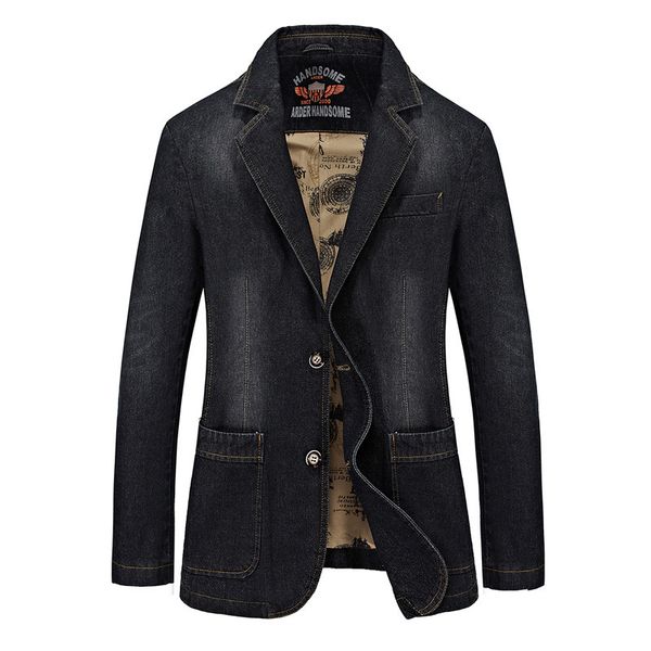 men fashion demin blazers new arrival full sleeve straight single breasted spring suits plus size m-4xl blazers, White;black
men fashion demin blazers new arrival full sleeve straight single breasted spring suits plus size m-4xl blazers, White;black