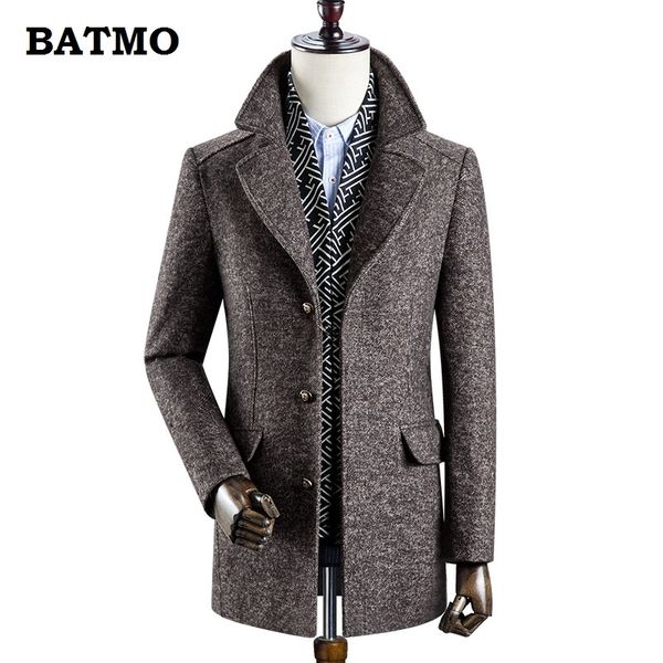 batmo 2019 new arrival winter 60% wool thicked trench coat men,men's gray wool jackets ,plus-size m-3xl,0833 y191119, Black
batmo 2019 new arrival winter 60% wool thicked trench coat men,men's gray wool jackets ,plus-size m-3xl,0833 y191119, Black