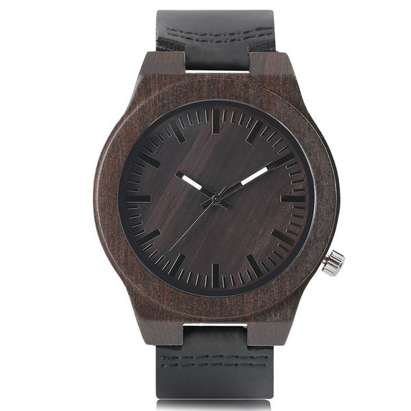 retro men wooden watch nature wood case vintage bamboo sports quartz analog wristwatch minimalist design black leather bracelet strap, Slivery;brown
retro men wooden watch nature wood case vintage bamboo sports quartz analog wristwatch minimalist design black leather bracelet strap, Slivery;brown
