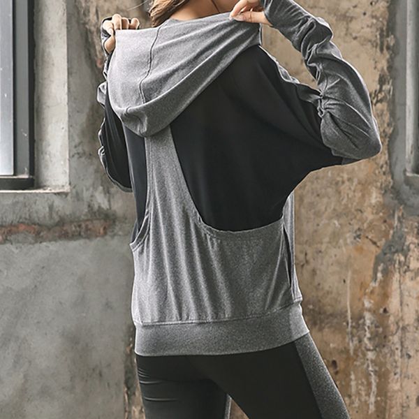 new back patchwork running jacket women sport jacket women long sleeve yoga breathable yoga sport shirt, Black;red
new back patchwork running jacket women sport jacket women long sleeve yoga breathable yoga sport shirt, Black;red