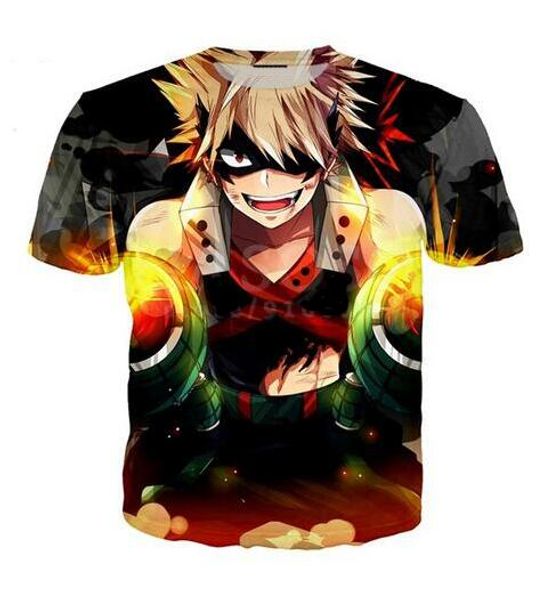 summer style men/women short sleeve t-shirt my hero academia 3d digital print t-shirts for tees shirts loose casual tees usq07, White;black
summer style men/women short sleeve t-shirt my hero academia 3d digital print t-shirts for tees shirts loose casual tees usq07, White;black