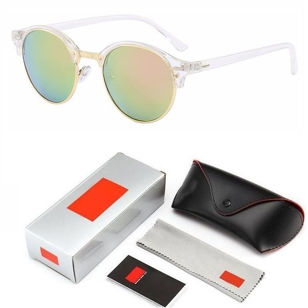 design sunglasses round frame retro brand man woman sunglasses vintage sunglasses uv400 protection classic glasses with case and box, White;black
design sunglasses round frame retro brand man woman sunglasses vintage sunglasses uv400 protection classic glasses with case and box, White;black