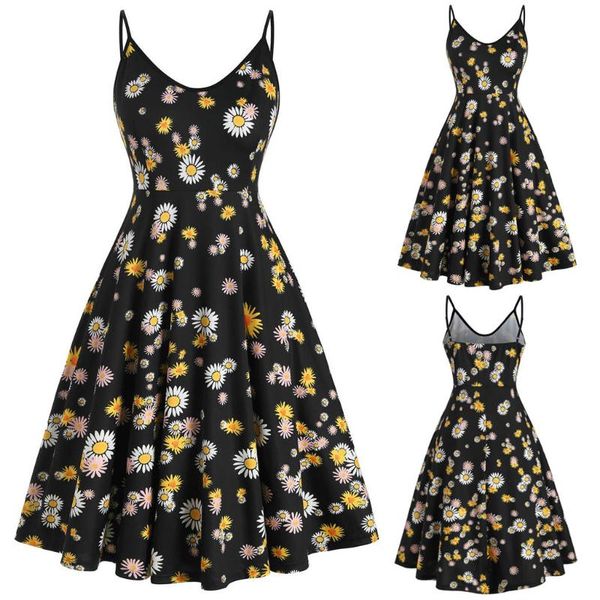 women fashion dress sunflower print sleeveless high low cami dress vestidos mujer ropa de mujer women elegant #j4s, Black;gray
women fashion dress sunflower print sleeveless high low cami dress vestidos mujer ropa de mujer women elegant #j4s, Black;gray