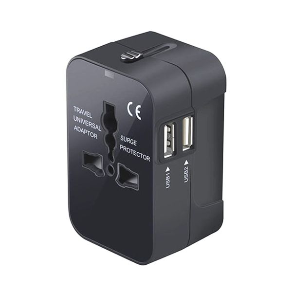 World Wide 100-250V 6A Универсальный адаптер для путешествий US/EU/UK / AU Multi Plug Charger с двумя портами USB 2
World Wide 100-250V 6A Универсальный адаптер для путешествий US/EU/UK / AU Multi Plug Charger с двумя портами USB 2