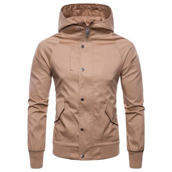 размер куртки дизайнер сплошной цвет с капюшоном с длинным рукавом куртка молния темная пряжка повседневная спортивная верхняя мужская одежд, Black;brown
размер куртки дизайнер сплошной цвет с капюшоном с длинным рукавом куртка молния темная пряжка повседневная спортивная верхняя мужская одежд, Black;brown