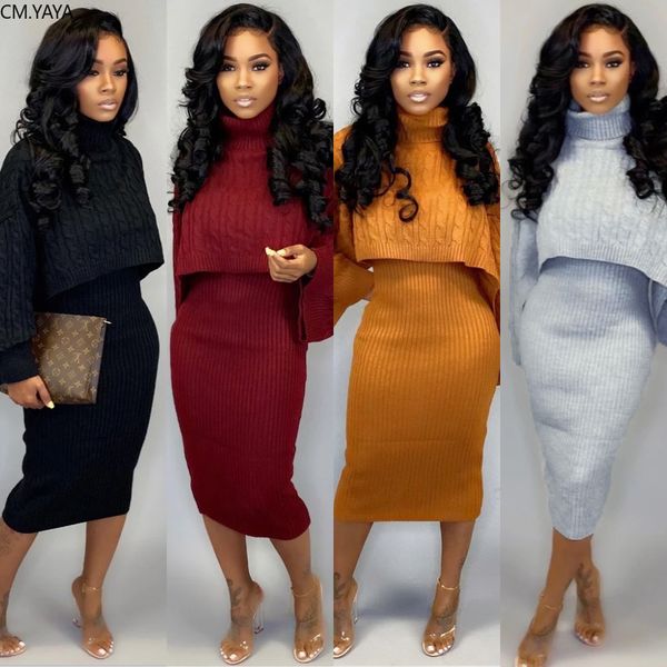 new autumn winter women's set tracksuits turtleneck long sleeve sweater + mid calf dress bodycon outfits dresses, White
new autumn winter women's set tracksuits turtleneck long sleeve sweater + mid calf dress bodycon outfits dresses, White
