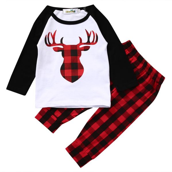 pudcoco 2pcs clothes set xmas newborn baby boy girl clothes long sleeve t-shirt +pants outfits set, White
pudcoco 2pcs clothes set xmas newborn baby boy girl clothes long sleeve t-shirt +pants outfits set, White