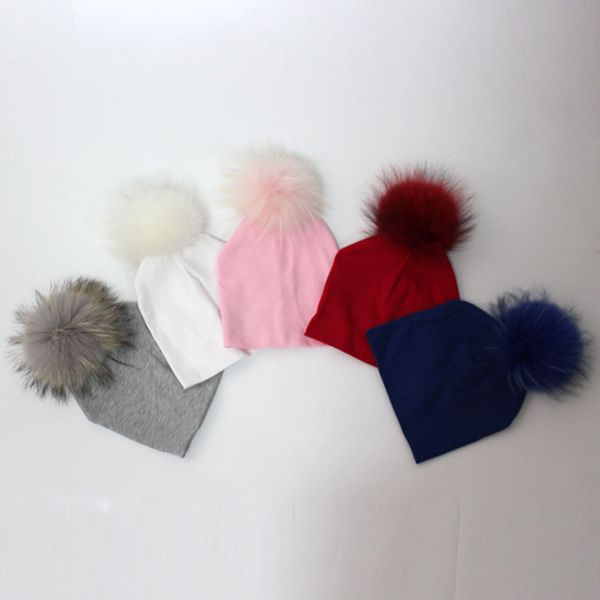 6-12months baby cotton beanies with real fur pompom 5 colors slouchy kids hat for boys and girls
6-12months baby cotton beanies with real fur pompom 5 colors slouchy kids hat for boys and girls