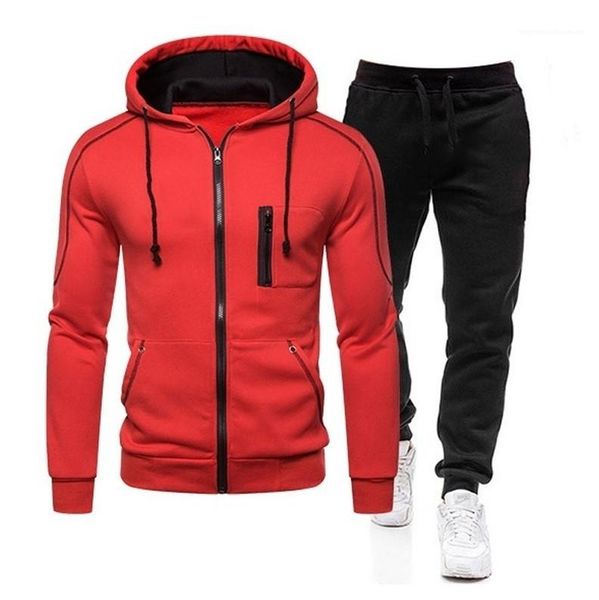 sleeve hooded two piece ankle banded pants mens spring 2pcs contrast color mens designer tracksuits fashion long, Gray
sleeve hooded two piece ankle banded pants mens spring 2pcs contrast color mens designer tracksuits fashion long, Gray