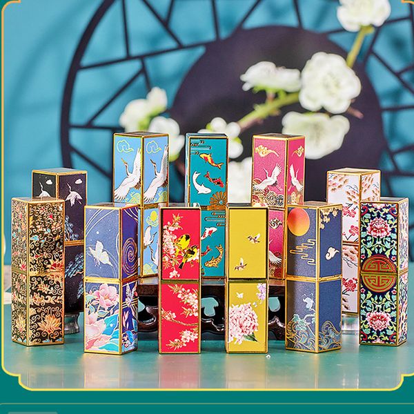 16 design chinese style lipstick tube 12.1mm empty lip balm tube 3d printing rouge container
16 design chinese style lipstick tube 12.1mm empty lip balm tube 3d printing rouge container