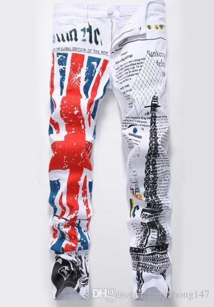 new man's casual jeans slim good quality trousers denim men fashion national flag designer hip hop mens jeans white color size: xxs- xx, Blue
new man's casual jeans slim good quality trousers denim men fashion national flag designer hip hop mens jeans white color size: xxs- xx, Blue
