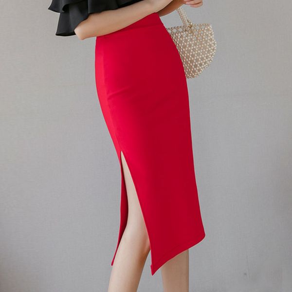 skirts womens faldas mujer moda 2020 slim split pencil skirt high waist red black skirt women office lady woman skirts d164
skirts womens faldas mujer moda 2020 slim split pencil skirt high waist red black skirt women office lady woman skirts d164