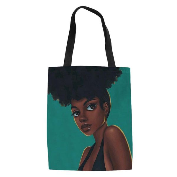 cusotm print women's foldable shopping bags for female black art african girl printing linen tote bag ladies shopper bag storage
cusotm print women's foldable shopping bags for female black art african girl printing linen tote bag ladies shopper bag storage
