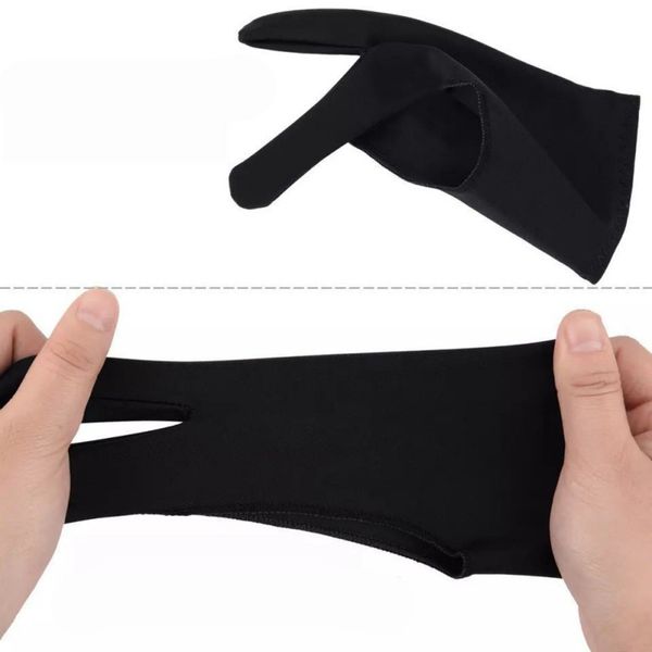 2 finger for graphics drawing tablet black black anti-fouling both for right and left hand artist drawing glove
2 finger for graphics drawing tablet black black anti-fouling both for right and left hand artist drawing glove