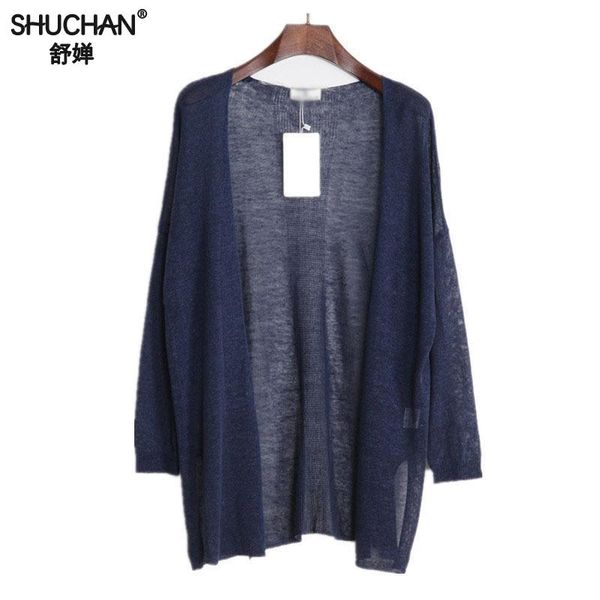 shuchan linen cardigan women summer 2019 v-neck solid thin long sleeve loose sweater women long women's clothing oversize, White;black
shuchan linen cardigan women summer 2019 v-neck solid thin long sleeve loose sweater women long women's clothing oversize, White;black