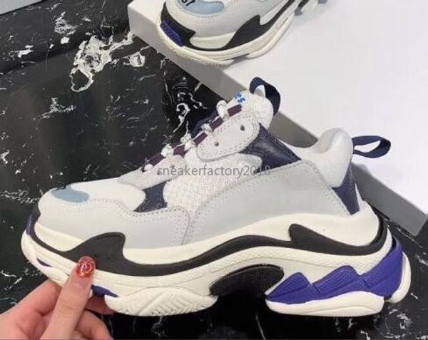 white purple luxury designer casual shoes womens mens sneakers trainers for old dad triple s party chaussures de sport platform shoe paris, Black
white purple luxury designer casual shoes womens mens sneakers trainers for old dad triple s party chaussures de sport platform shoe paris, Black