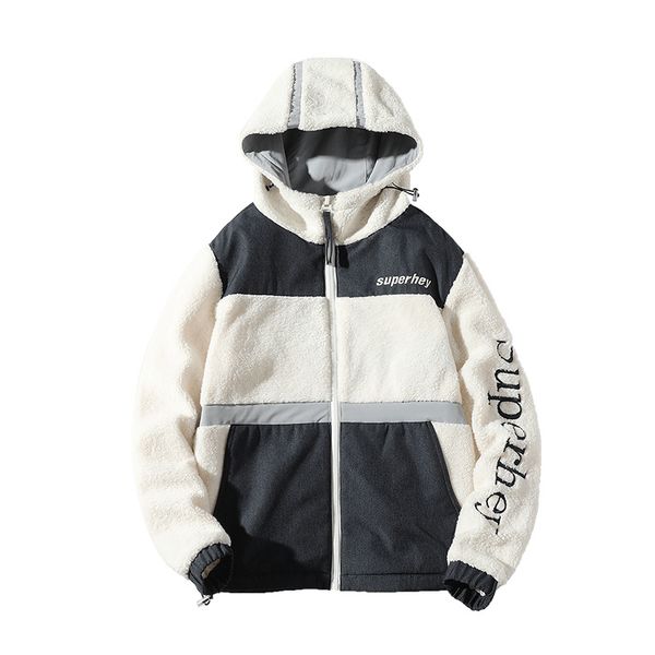 autumn and winter 2019 men new trend hooded jacket with color splicing lamb hair coat is on the market, Black;brown
autumn and winter 2019 men new trend hooded jacket with color splicing lamb hair coat is on the market, Black;brown