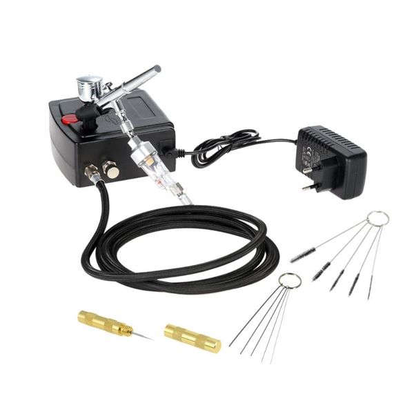 dual action airbrush compressor kit air-brush paint spray gun sandblaster sandblast gun for art car model tattoo nail tools set
dual action airbrush compressor kit air-brush paint spray gun sandblaster sandblast gun for art car model tattoo nail tools set