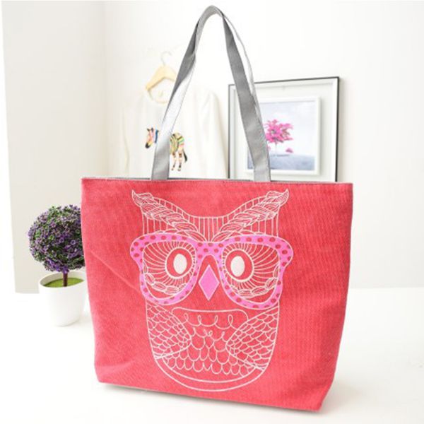women canvas shopping bag cute cartoon owl pattern tote female daily use grocery bag eco friendly beach for ladies
women canvas shopping bag cute cartoon owl pattern tote female daily use grocery bag eco friendly beach for ladies