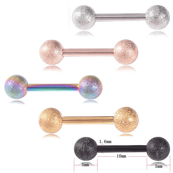 new mini super short frosted tongue nail barbell stainless steel ear stud nai button rings body piercing jewelry puncture accessorie, Silver
new mini super short frosted tongue nail barbell stainless steel ear stud nai button rings body piercing jewelry puncture accessorie, Silver