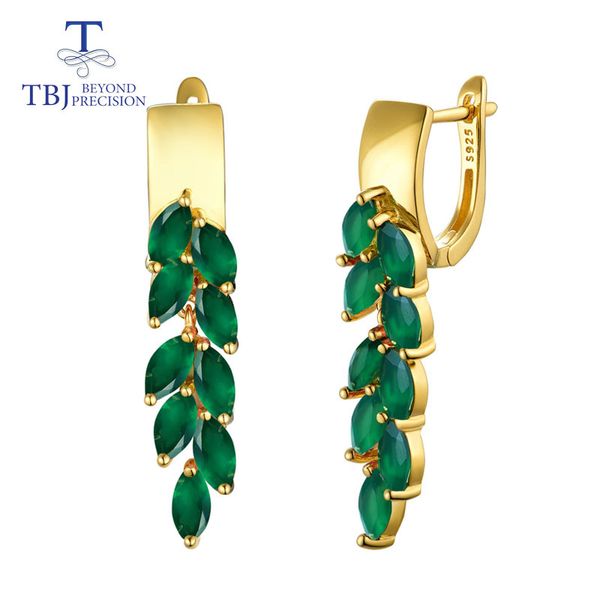 tbj,natural green agate clasp drop earrings 925 sterling silver fashion fine jewelry for girls black friday or christmas gift cj191219
tbj,natural green agate clasp drop earrings 925 sterling silver fashion fine jewelry for girls black friday or christmas gift cj191219