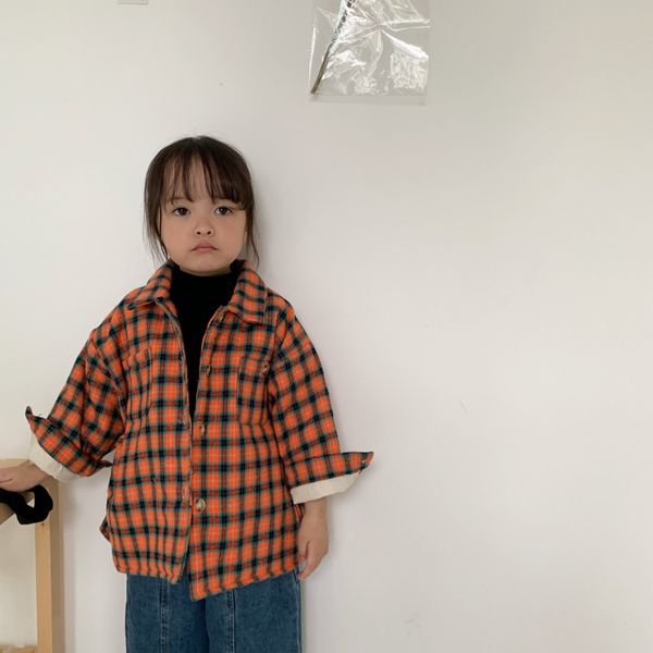 autumn and winter new children's plaid coat boys and girls cotton coat cardigan, Blue;gray
autumn and winter new children's plaid coat boys and girls cotton coat cardigan, Blue;gray