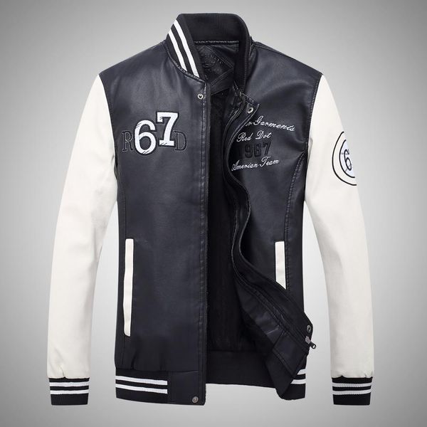 winter jacket men leather jacket men fleece thick warm windbreaker mens leather patchwork chaqueta moto hombre, Black
winter jacket men leather jacket men fleece thick warm windbreaker mens leather patchwork chaqueta moto hombre, Black